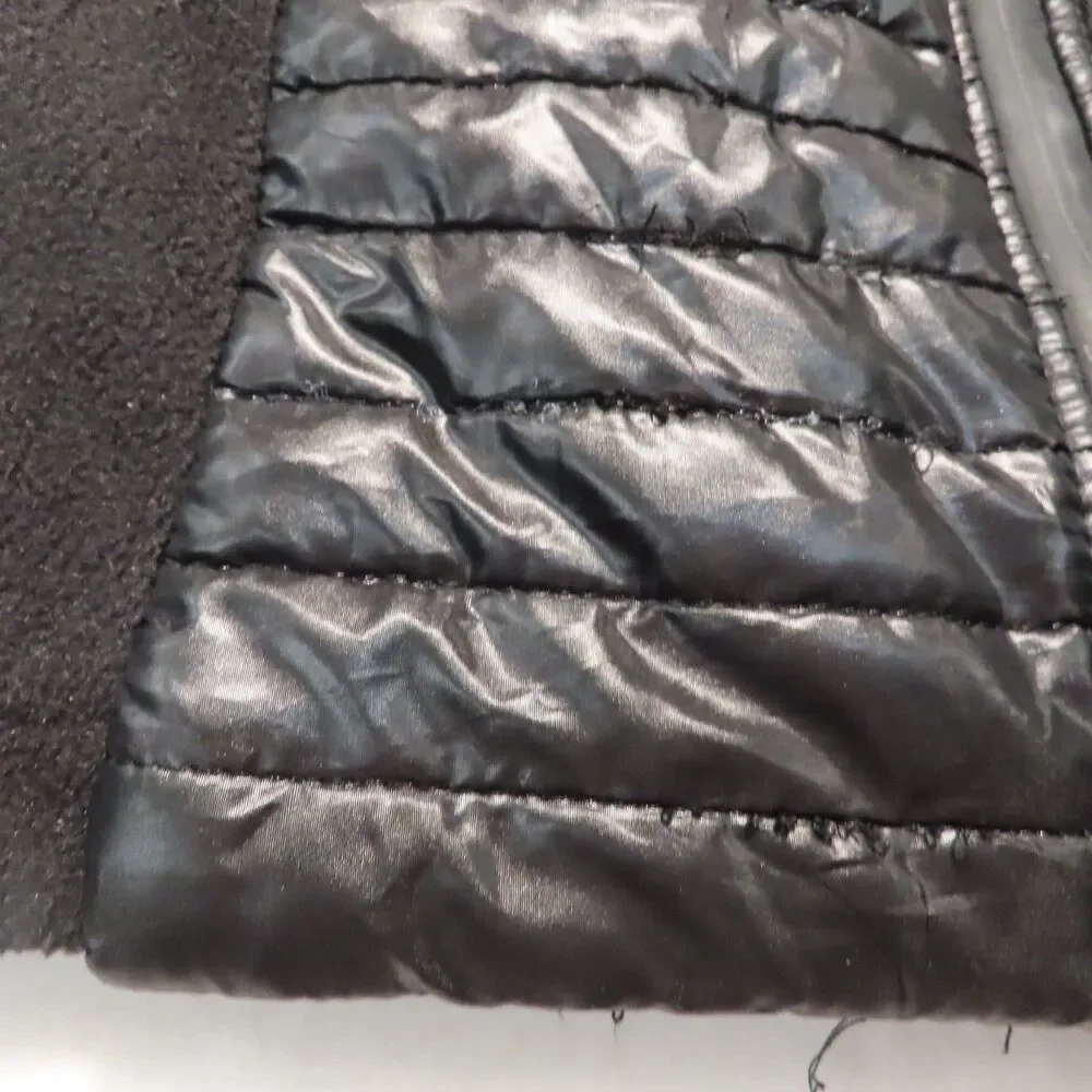 Giguman Islamic Men's Wear Quilted Jacket Black Zip Sleeve Knit Uzbekista